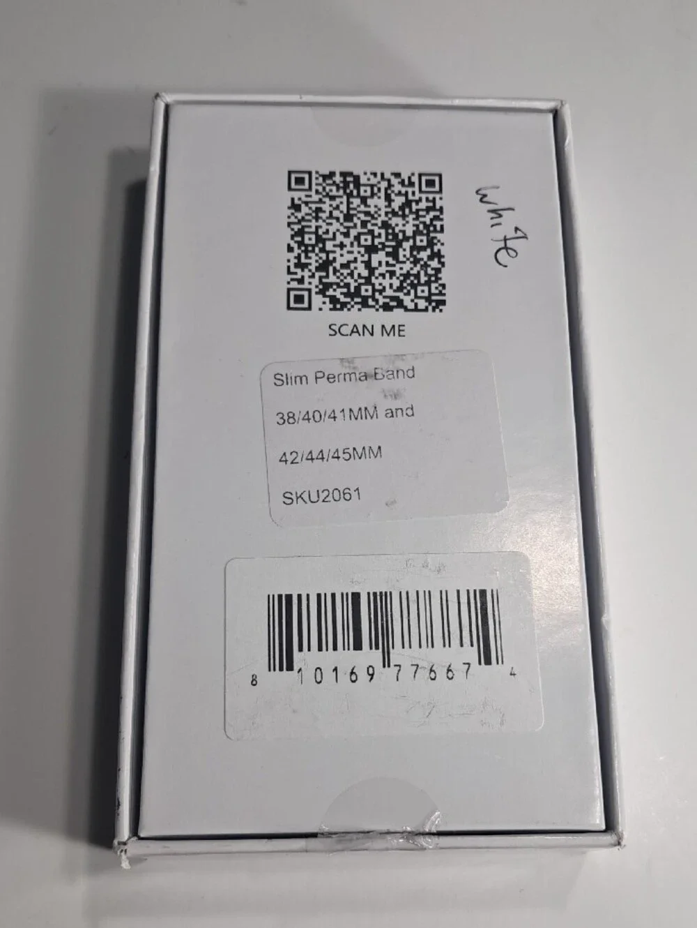 Solace Slim Perma Band for Apple Smart Watch - white